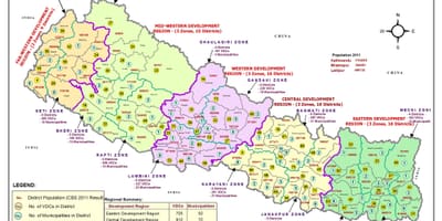 Karta gis-nepal